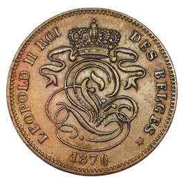België - Leopold II - 2 centimes - 1870