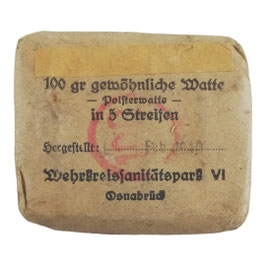 Wehrmacht - '100 g gewöhnliche Watte' - 1940