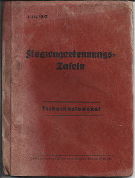 Flugzeugerkennungs-Tafeln - Tschechoslowakei - 1938