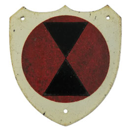 US Army - 7th Infantry Division - metalen schildje