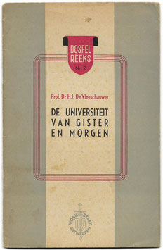 De Universiteit van gister en morgen - VNV - 1943