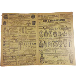 Reclamefolder - Streller & Co. - 1934/35
