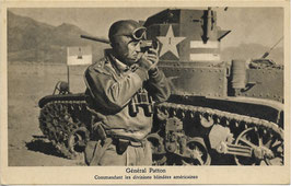 Général Patton - Commandant les divisions blindées américaines