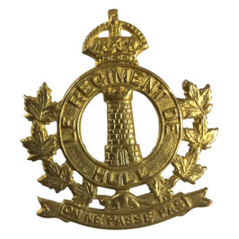 Canadian Army - Le Regiment de Hull Cap Badge