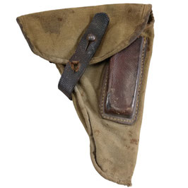 Wehrmacht - 'Tropenholster' voor pistool 'Sauer & Sohn 38.'