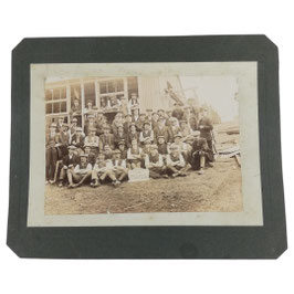 Groepsfoto arbeiders - Codford Camp Salisbury - 1915