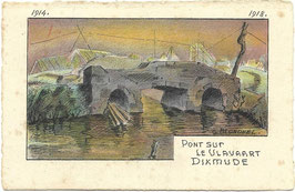 Pont sur le Vlavaart Dixmude 1914-1918 - G. Blondeel