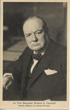 Le Très Honorable Winston S. Churchill - Premier Ministre de Grande Bretagne
