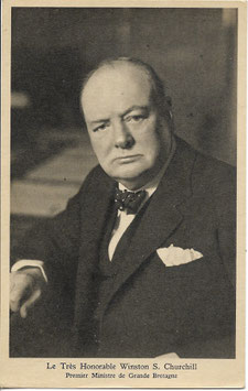 Le Très Honorable Winston S. Churchill - Premier Ministre de Grande Bretagne