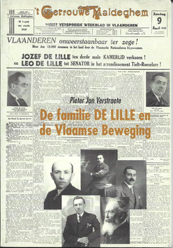 De familie De Lille en de Vlaamse beweging