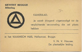 VNV Gewest Brugge - uitnodiging Vlaams Huis