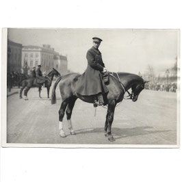 Koning Albert I te paard (1929) – Originele persfoto (Photo Reportage Belge)