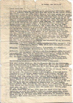 Duitse soldatenbrief - 1943