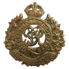 Canadian Army - Royal Canadian Engineers Cap Badge