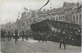 Anvers - Cortège colonial, 6 juin 1919 - Ouverture du cortège