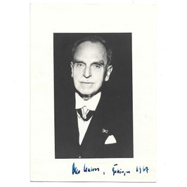 Otto Hahn - handtekening/autograph