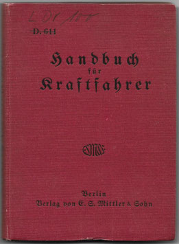 Handbuch für Kraftfahrer - 1936