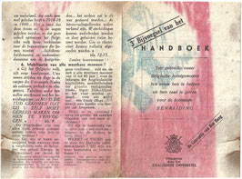 Geallieerd pamflet 'Handboek Bevrijding'