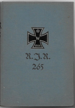 Das Reserve-Infanterie-Regiment Nr. 265