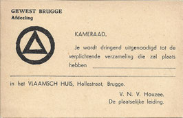 VNV Gewest Brugge - uitnodiging Vlaams Huis