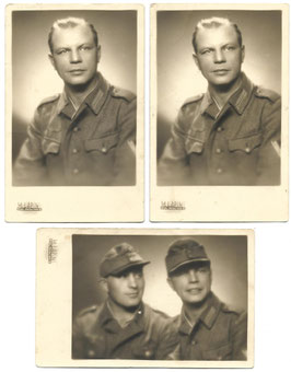 Klein lot foto's Duits soldaat