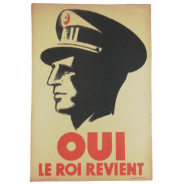 Affiche - 'Oui - Le Roi revient'