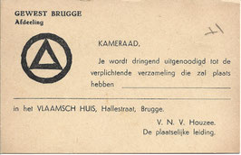 VNV Gewest Brugge - uitnodiging Vlaams Huis