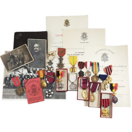 België - lot medailles & documenten Oorlogsveteraan