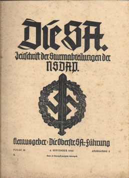 Die SA - Zeitschrift der Sturmabteilungen der NSDAP - 1940