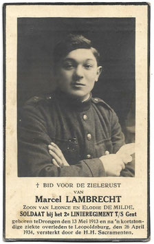 Doodsprentje 'Marcel Lambrecht'