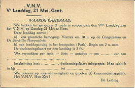 VNV 5e Landdag - oproep deelname