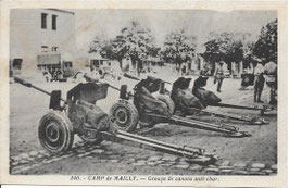 Camp de Mailly - Groupe de canons anti-char
