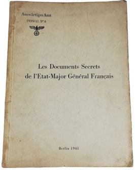 Les documente secrets de l'Etat-Major Général Français - 1941