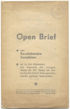 Open brief aan revolutionaire socialisten