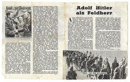 Geallieerd pamflet 'Adolf Hitler als Feldherr'