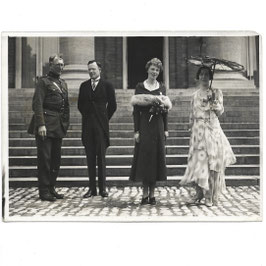 Amelia Earhart op het Paleis van Laken – Originele persfoto (Photo Acta)