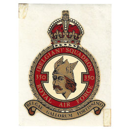 Royal Air Force - 350 (Belgian) Squadron - decal