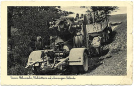 Unsere Wehrmacht, Flakbatterie auf schwierigem Gelände