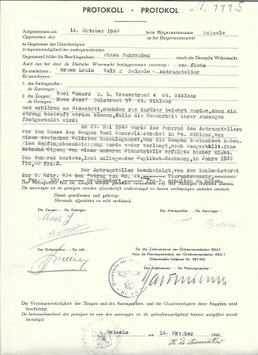Protokoll Ortskommandantur - Gemeente Belsele - 1940