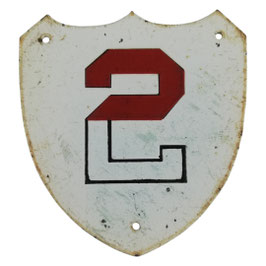 US Army - 2nd Army - metalen schildje