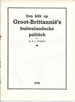 Een blik op Groot-Brittannië's buitlandsche politiek - 1940