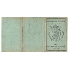 België - Carte du Prisonnier de Guerre 1940-1945