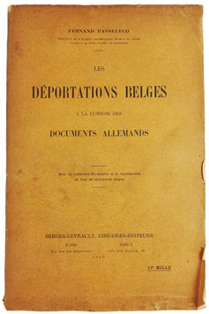 Les déportations belges a la lumière des documents allemands