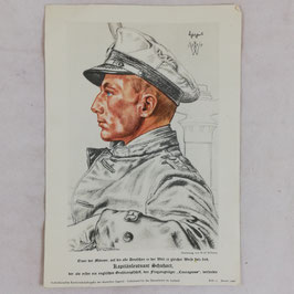 Print of Wolf Willrich - Kapitänleutnant Schuhart 1940