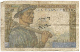 Frankrijk - 10 Francs - 1942