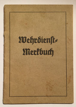 Small german Notebook - 'Wehrdienst Merkbuch'