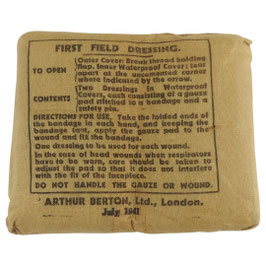 British Army - First Field Dressing - 1941