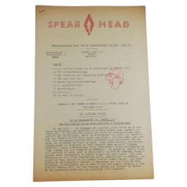 Spear Head - Oorlogsvrijwilligerskrantje - 1950