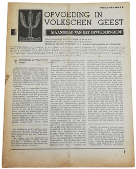 Opvoeding in Volkschen Geest - Proefnummer - 1941