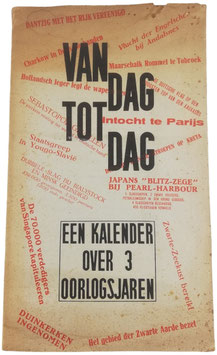 Van dag tot dag - een kalender over 3 oorlogsjaren